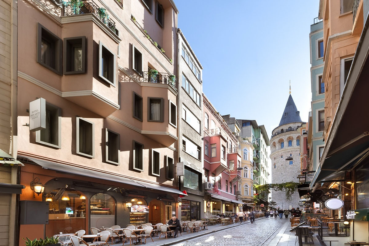 galataport to hotel des arts istanbul